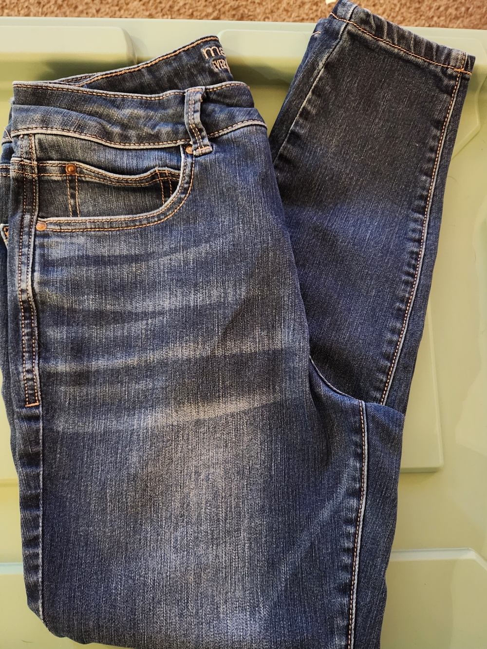 Maurices Dark Blue High-Rise Jeans